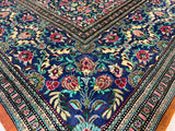 Extremely Fine  Silk Qum Rug 6'4" x 6' 5''