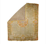 Fine Antique Oushak Rug 12' 3'' x 15' 2''