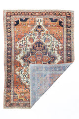 Antique  Farahan Sarouk 3' 3'' x 4' 7''