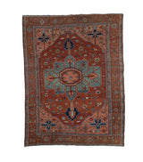 Fine Antique  Serapi Wool Rug 9' 1'' x 11' 3''