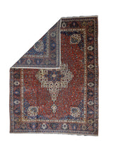Fine Antique  Farahan Sarouk Wool Rug 10' 4'' x 13' 8''