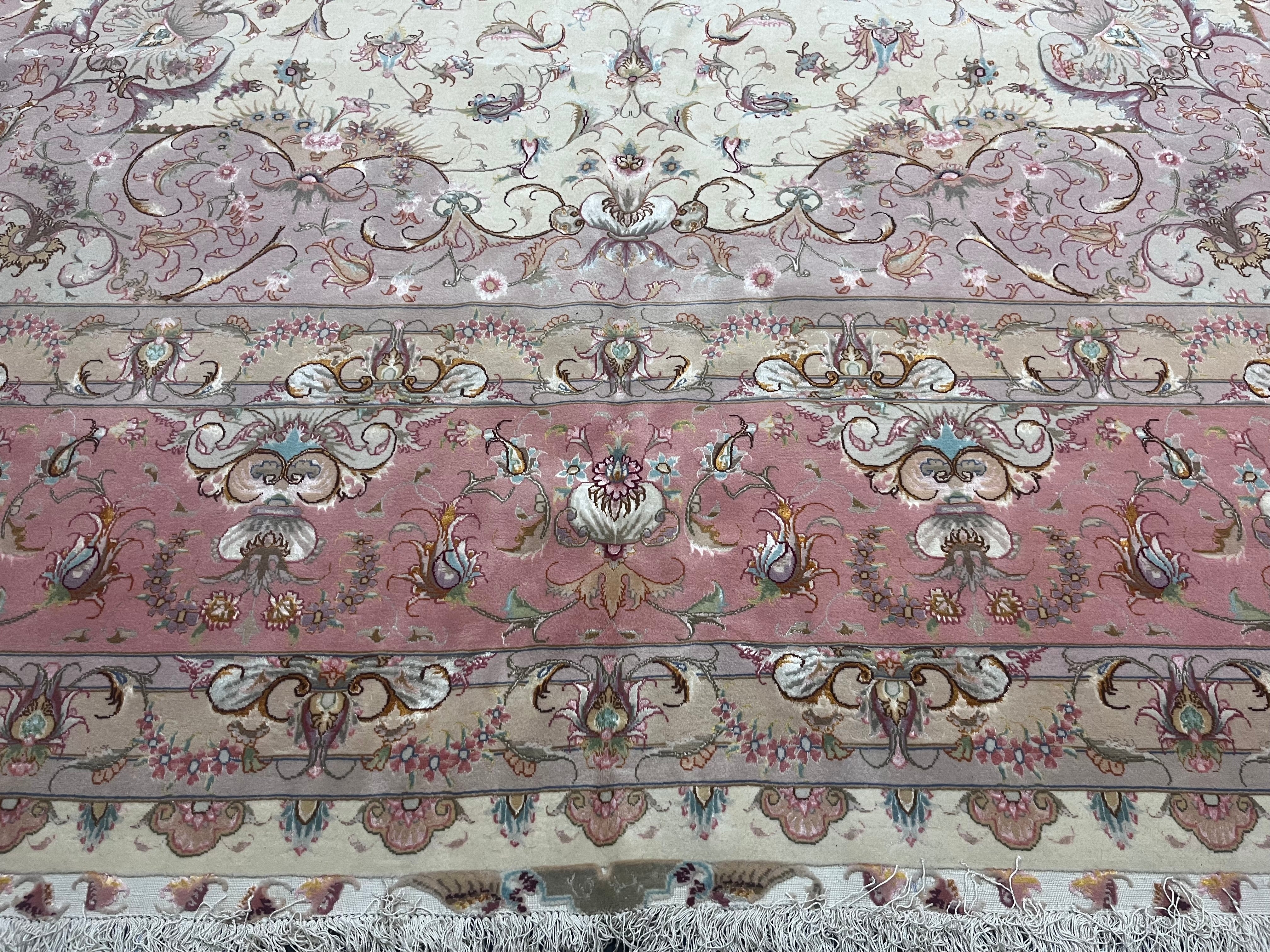 Extremely Fine  Tabriz 11' 4" x 16' 8''