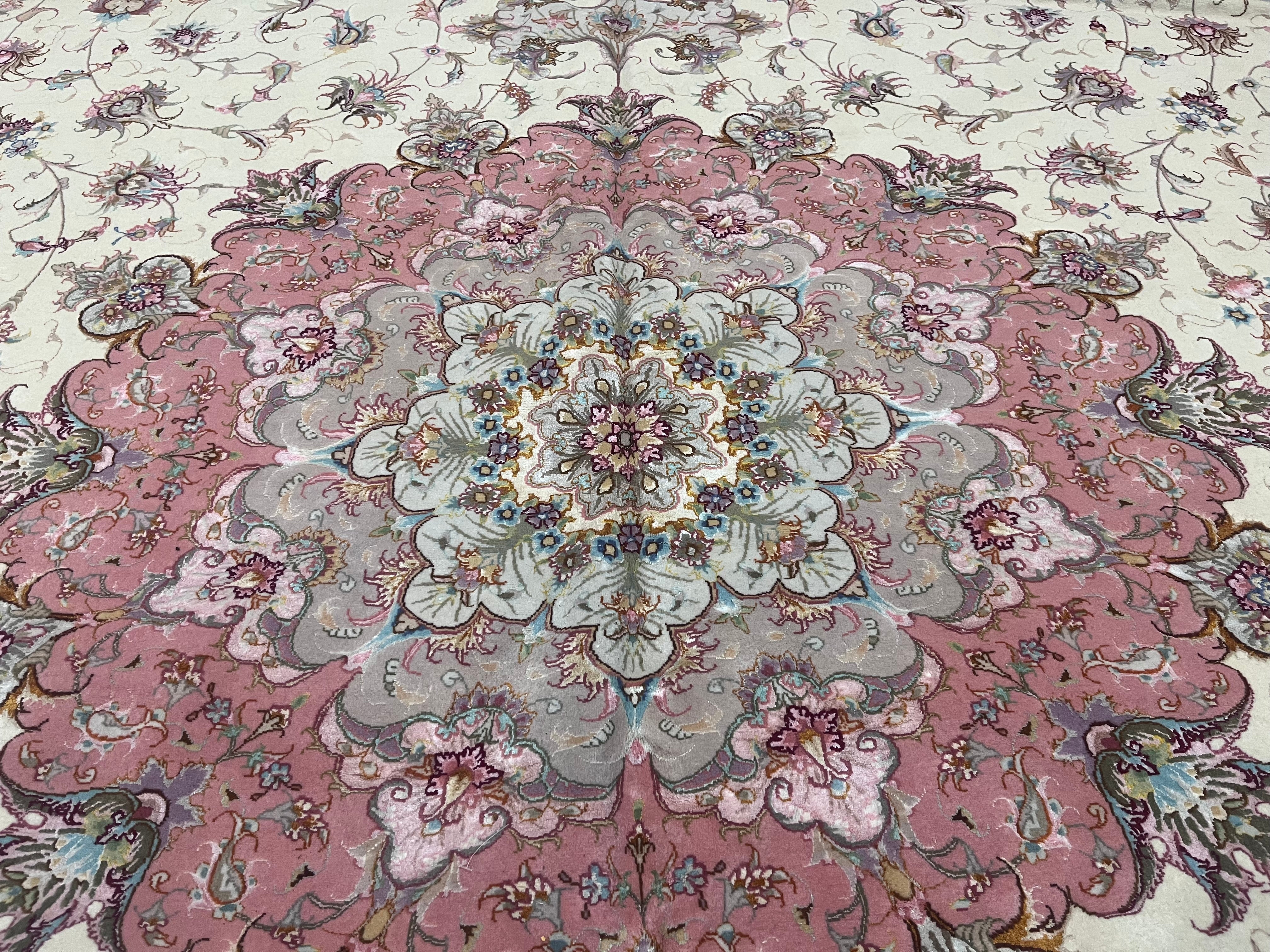 Extremely Fine  Tabriz 11' 4" x 16' 8''
