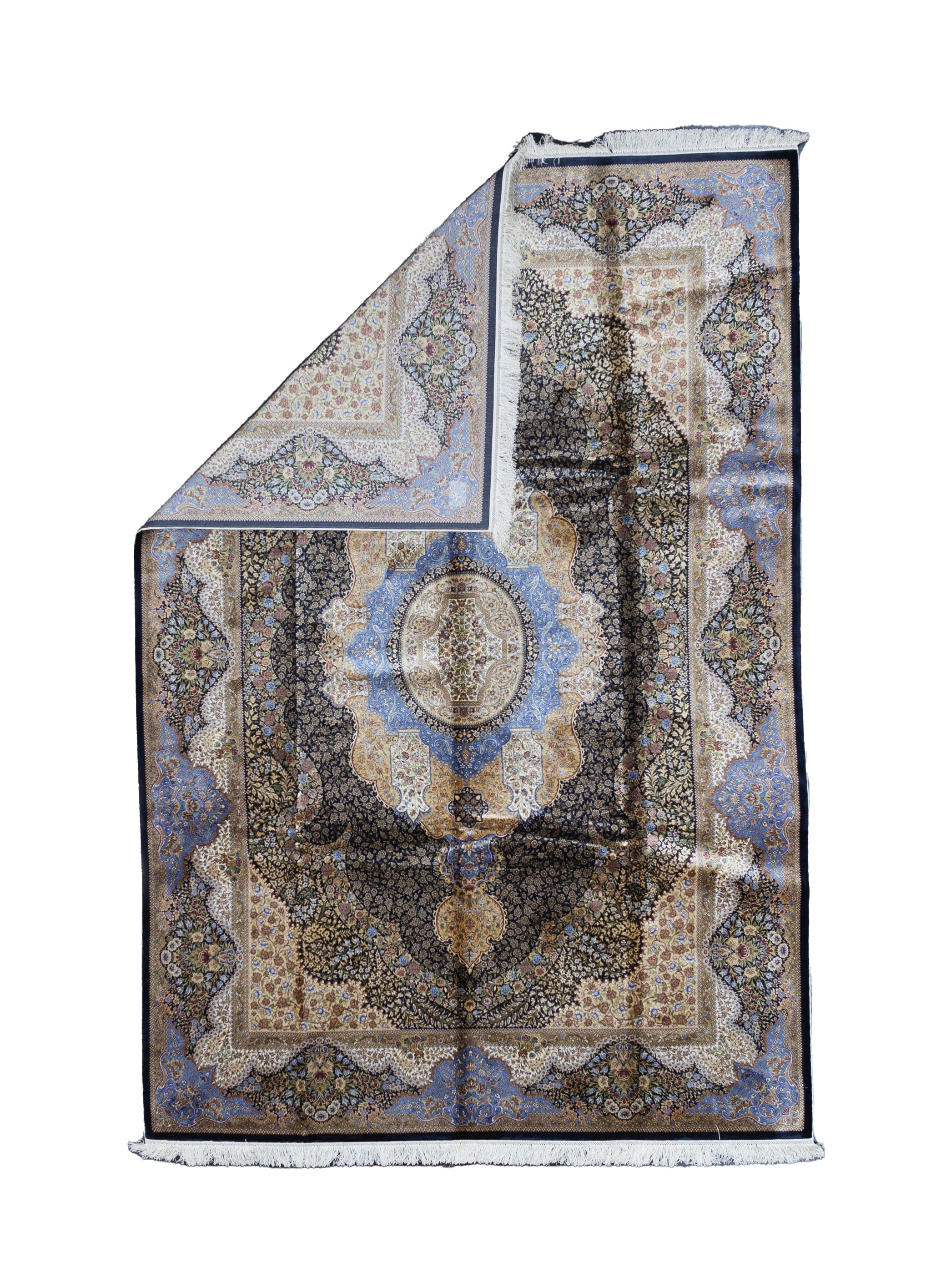 Design Silk Rug 6' 4" x 9' 7"