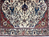 Fine Antique  Farahan Sarouk Wool Rug 4'5" x 6' 8''