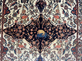 Fine Antique  Farahan Sarouk Wool Rug 4'5" x 6' 8''