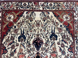 Fine Antique  Farahan Sarouk Wool Rug 4'5" x 6' 8''