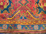 Fine Antique Oushak Wool Rug 4' 11'' x 6' 8''