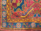 Fine Antique Oushak Wool Rug 4' 11'' x 6' 8''