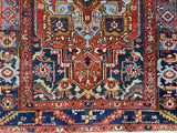 Fine Antique Heriz Wool Rug 3' 9'' x 5' 7''