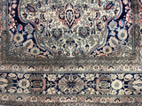 Fine Antique  Mohtasham Kashan Wool Rug 4'3" x 6' 9"