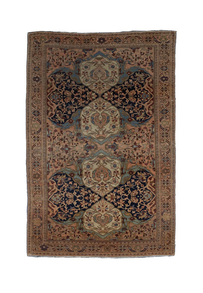 Fine Antique Farahan Sarouk Wool Rug 4'3