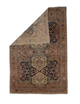 Fine Antique Farahan Sarouk Wool Rug 4'3" x 6' 7"