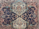 Fine Antique Farahan Sarouk Wool Rug 4'3" x 6' 7"