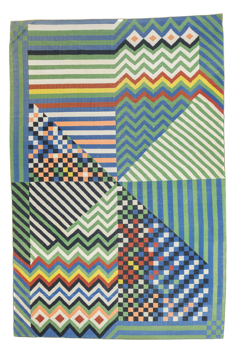 Fine Vintage Swedish Kilim Rug 10' 10'' x 16' 6''