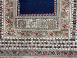 Fine Antique Turkish Giordez Wool Rug 4'1" x 5' 8"
