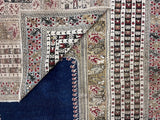 Fine Antique Turkish Giordez Wool Rug 4'1" x 5' 8"