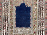 Fine Antique Turkish Giordez Wool Rug 4'1" x 5' 8"