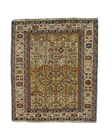 Fine Antique Caucasian Kuba Rug 4' 0" x 5' 8''