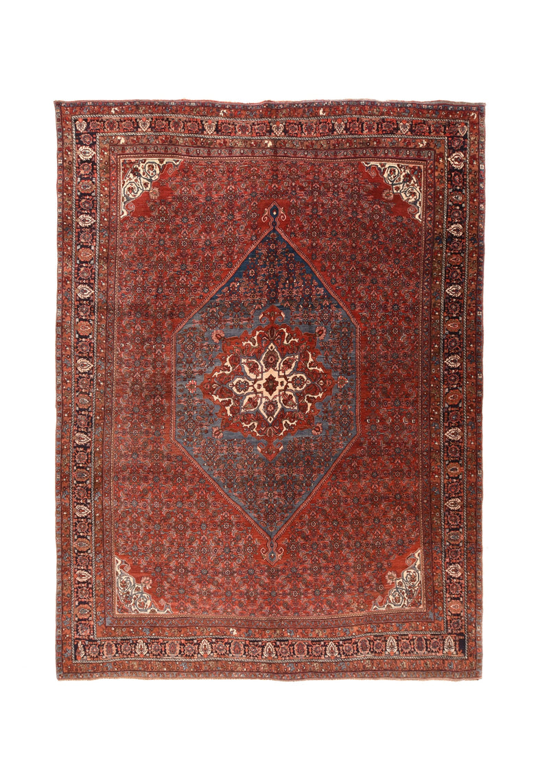 Antique  Bidjar Rug 9'1'' x 12'10''
