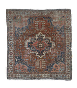 Fine Antique  Heriz/Serapi Wool Rug 10'0" x 11' 3''