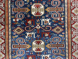 Fine Antique Caucasian Perpedil Wool Rug 2' 10'' x 3' 6''