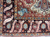 Fine Antique  Mohtasham Kashan Wool Rug 4'5" x 7' 9''