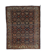 Fine Antique Farahan Sarouk Wool Rug 7'0" x 9' 6''