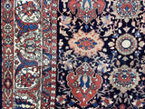 Fine Antique Farahan Sarouk Wool Rug 7'0" x 9' 6''