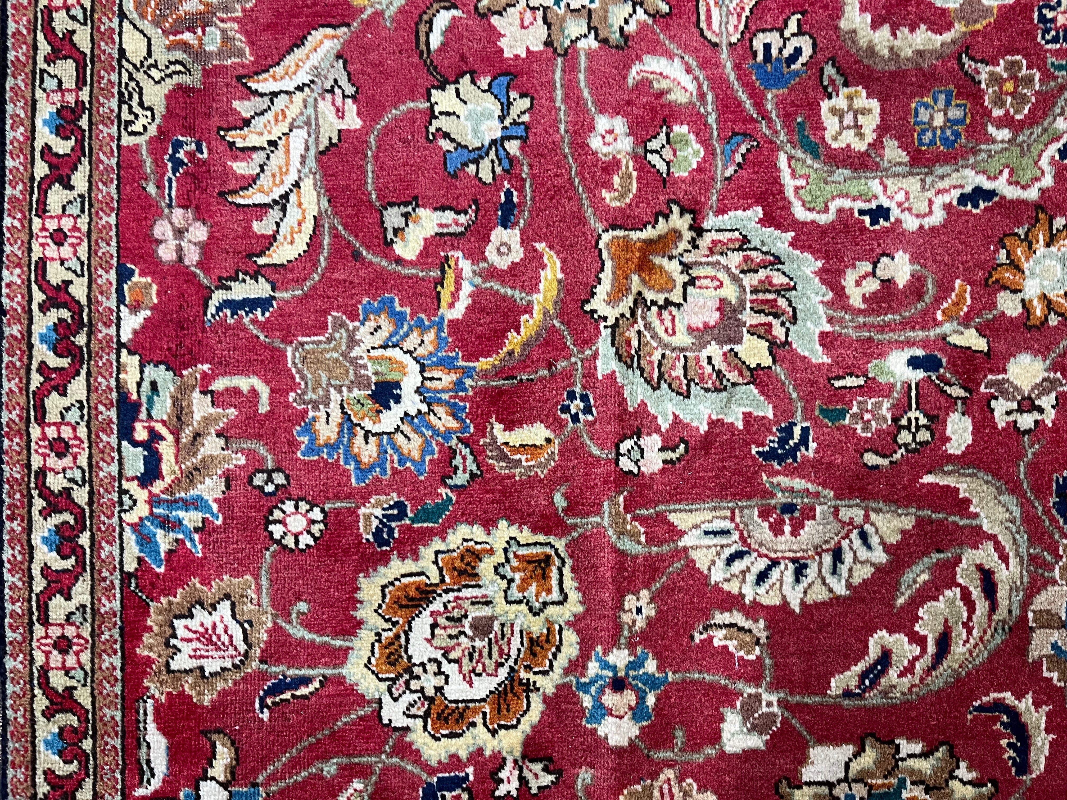 Vintage PAK Tabriz Rug 8' 0" x 10"0"