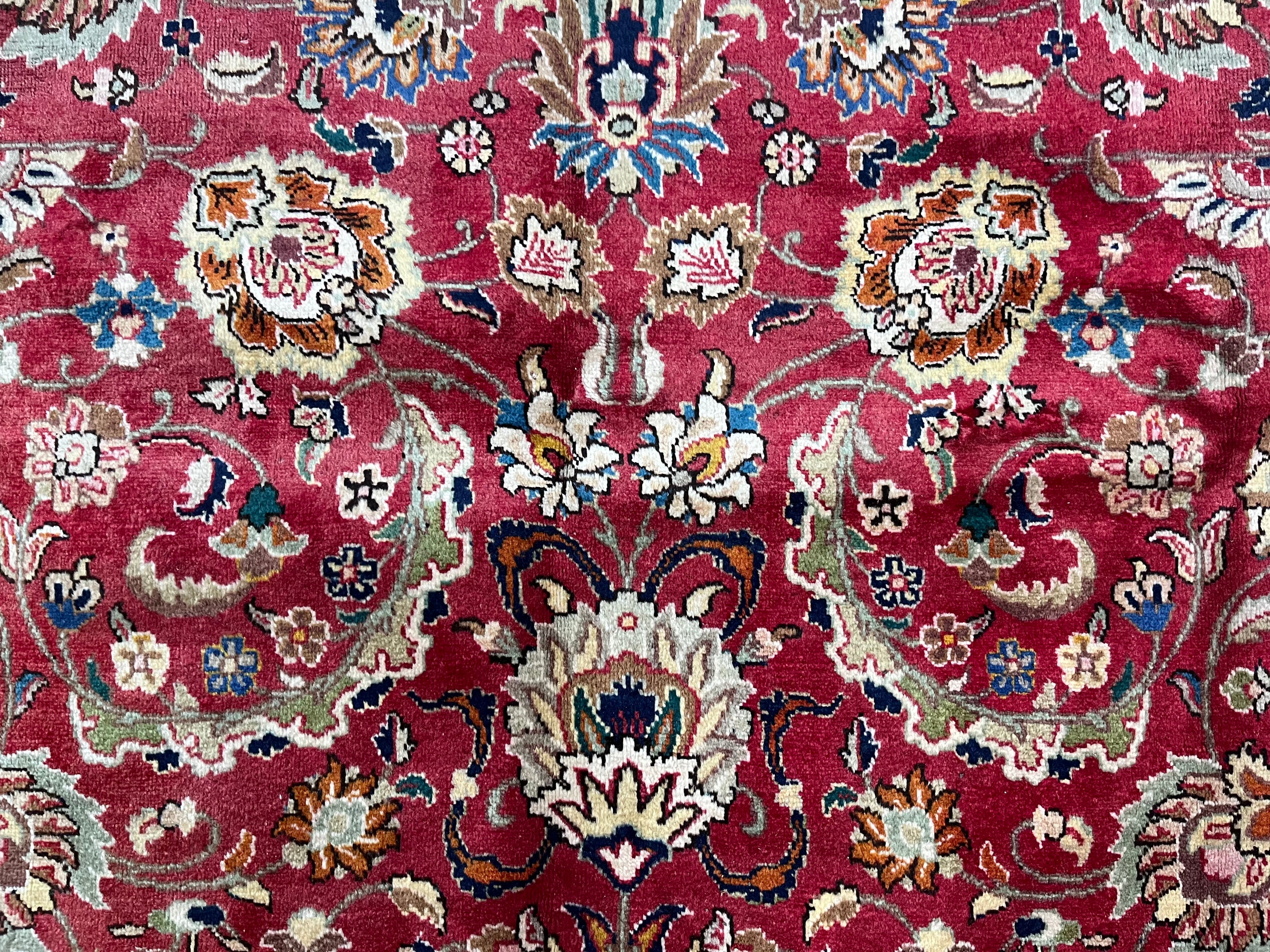Vintage PAK Tabriz Rug 8' 0" x 10"0"