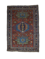 Fine Antique  Heriz Rug 4'10" x 6' 10''