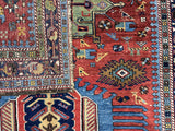 Fine Antique  Heriz Rug 4'10" x 6' 10''