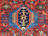 Fine Antique  Heriz Rug 4'10" x 6' 10''