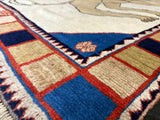 Fine Antique Persian Gabbeh Wool Rug 3'10" x 5' 5''