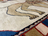 Fine Antique Persian Gabbeh Wool Rug 3'10" x 5' 5''
