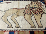 Fine Antique Persian Gabbeh Wool Rug 3'10" x 5' 5''