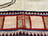 Fine Antique Persian Gabbeh Wool Rug 3'10" x 5' 5''