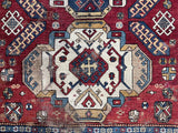 Antique Caucasian Sumak Rug 5' 8'' x 9' 10''