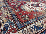 Antique Caucasian Sumak Rug 5' 8'' x 9' 10''