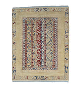 Fine Vintage Persian Gabbeh Wool Rug 5'3" x 6' 10''