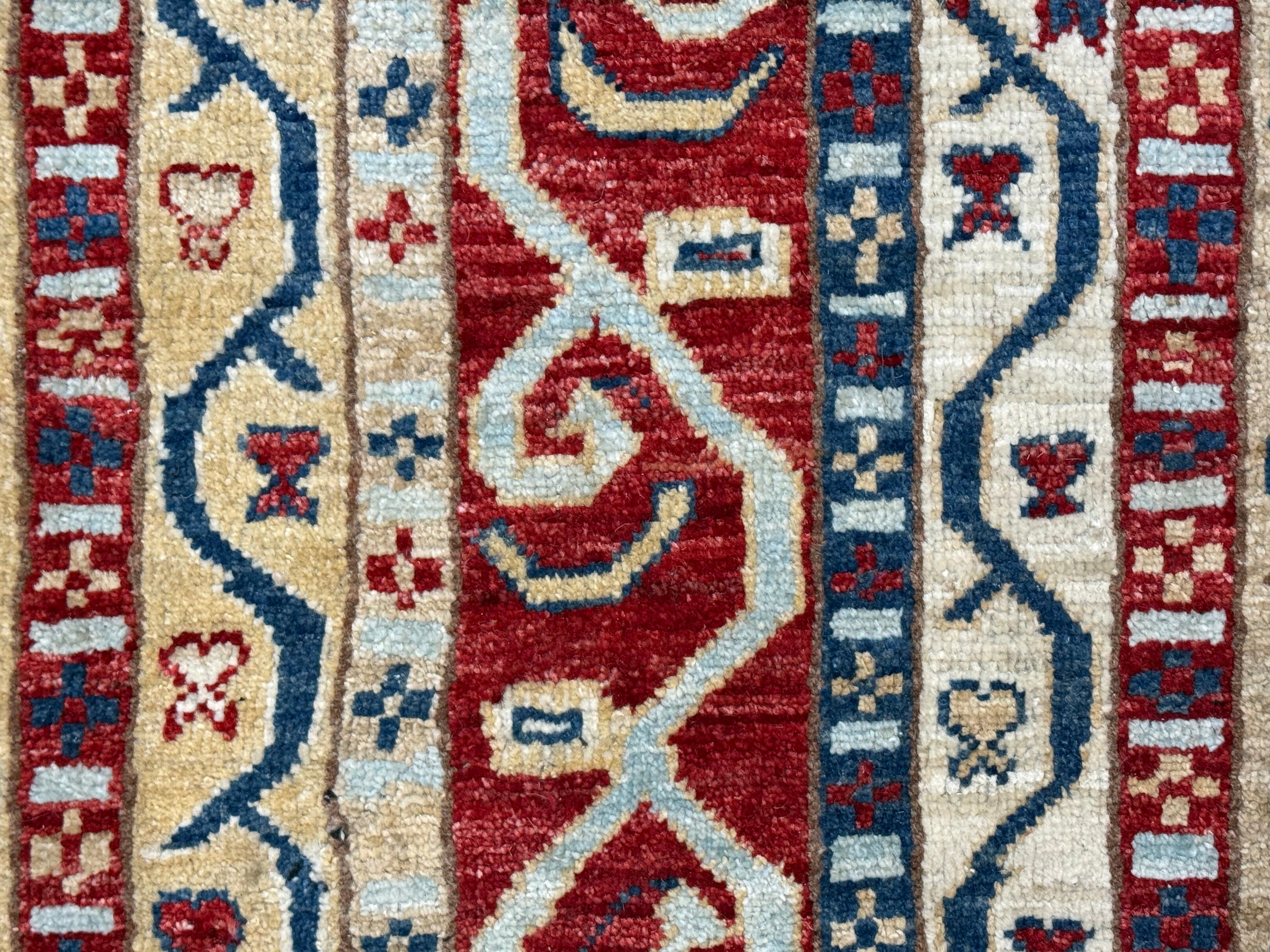 Fine Vintage Persian Gabbeh Wool Rug 5'3" x 6' 10''