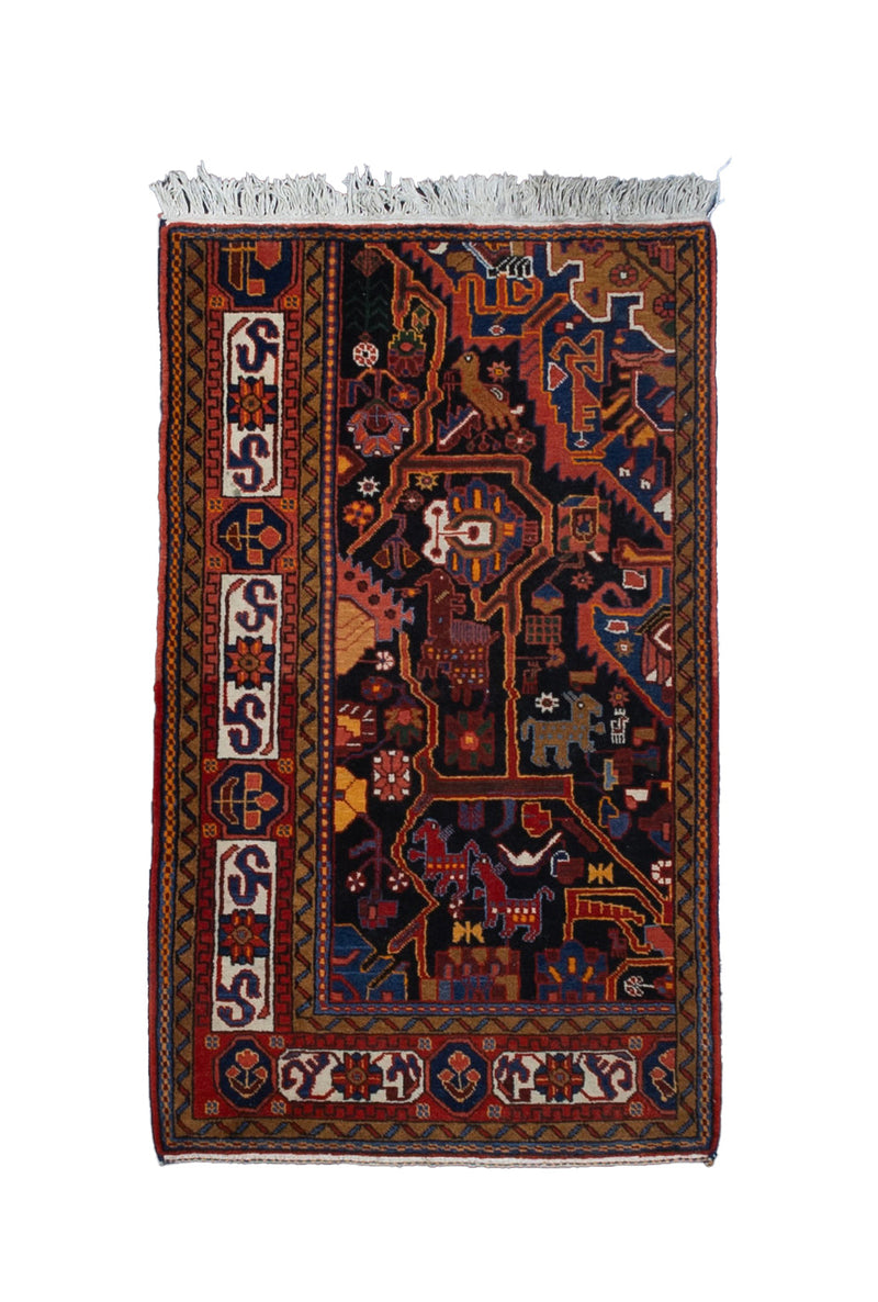 Vintage Malayer Rug 3'0