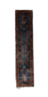 Extremely Fine Antique Silk Runner 1' 3'' x 5' 3"