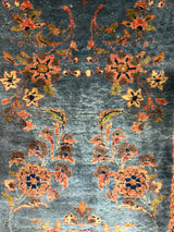 Extremely Fine Antique Silk Runner 1' 3'' x 5' 3"