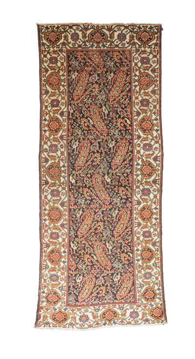 Fine Antique Northwest Wool on Wool Short Rug 3'5