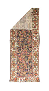 Fine Antique Northwest Wool on Wool Short Rug 3'5" x 8' 8''