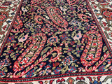 Fine Antique Northwest Wool on Wool Short Rug 3'5" x 8' 8''