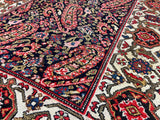 Fine Antique Northwest Wool on Wool Short Rug 3'5" x 8' 8''