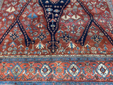 Fine Antique Heriz Serapi Rug 8' 2'' x 10' 4''